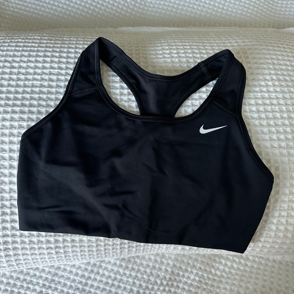 Nike Women's Black and White Sports Bra